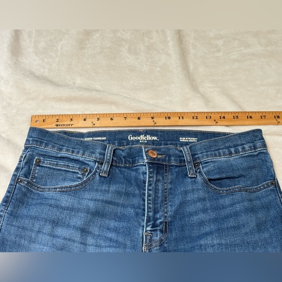 Goodfellow & Co Size 34 x 34 Blue Jeans. Trutemp 365 All Season Technology. - Picture 5 of 12